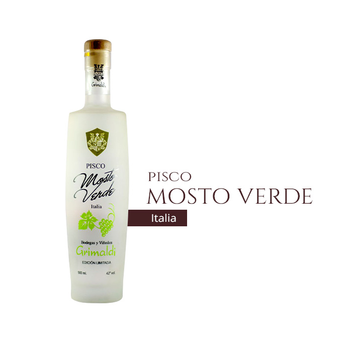 Pisco Mosto Verde Italia 500ML
